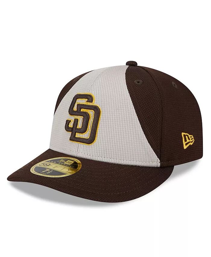 

Мужская коричневая кепка San Diego Padres 2024 Batting Practice Low Profile 59FIFTY Fitted New Era