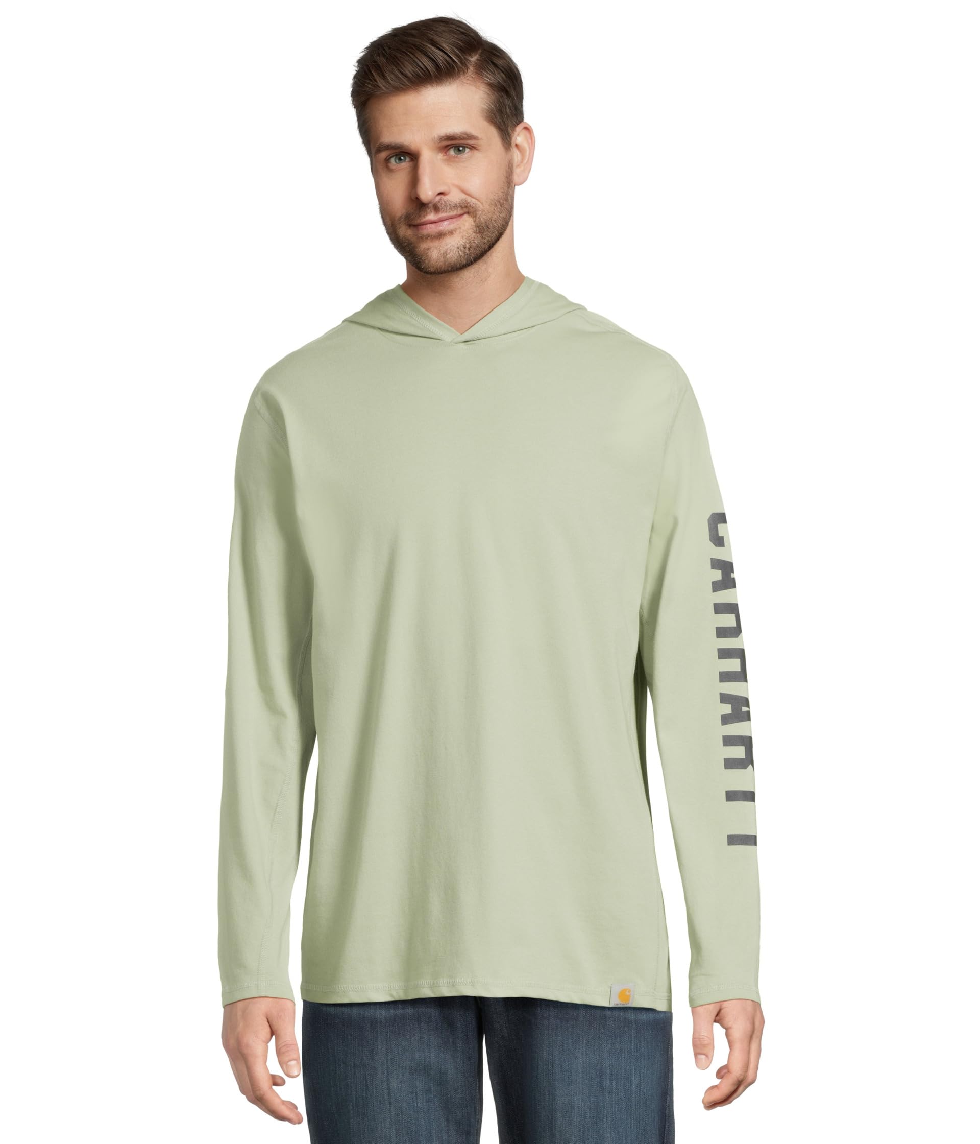 

Футболка Carhartt Force Relaxed Fit Midweight Long, цвет Sage