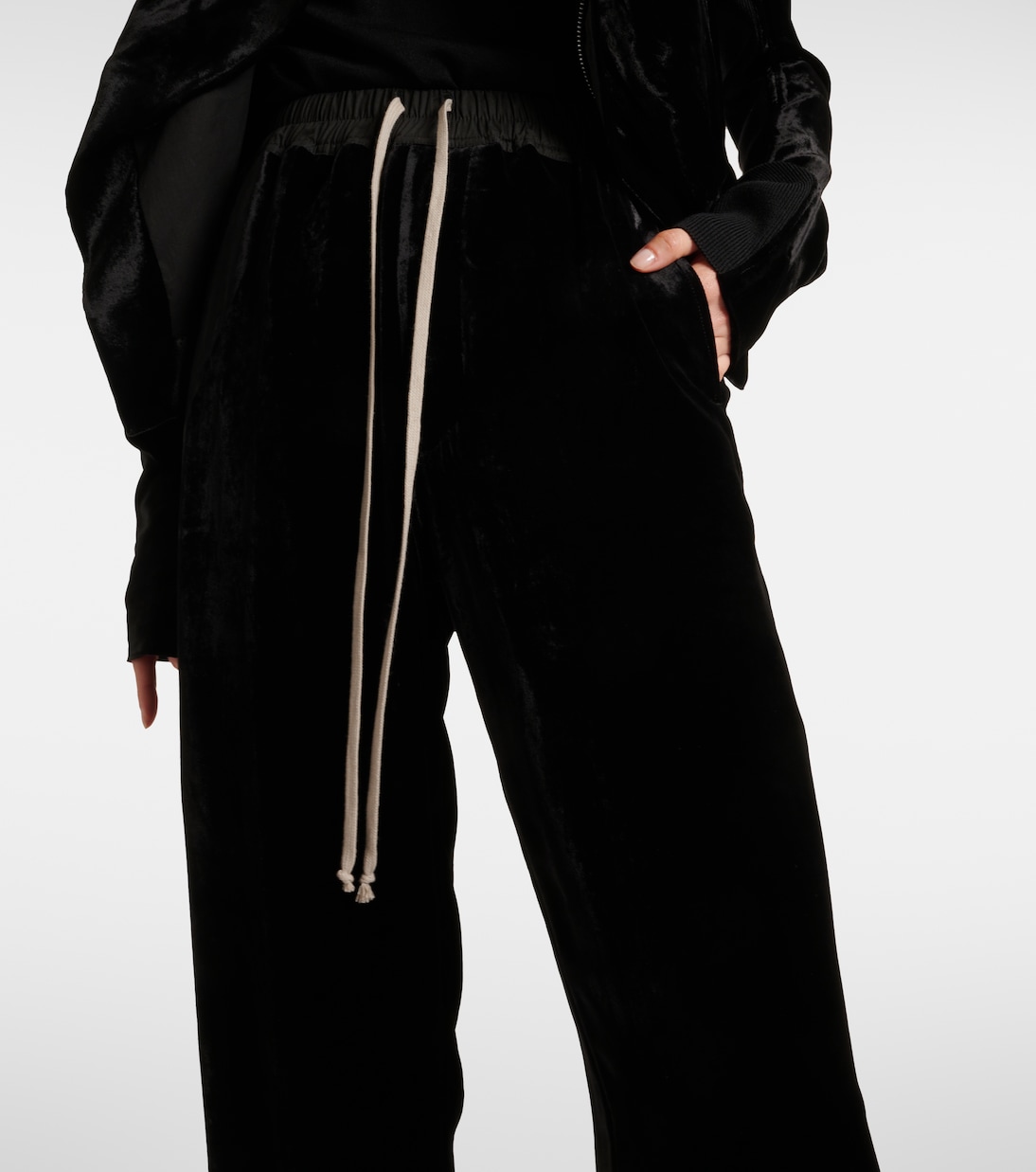 Спортивные брюки Dietrich crêpe Rick Owens, черный — фото 4