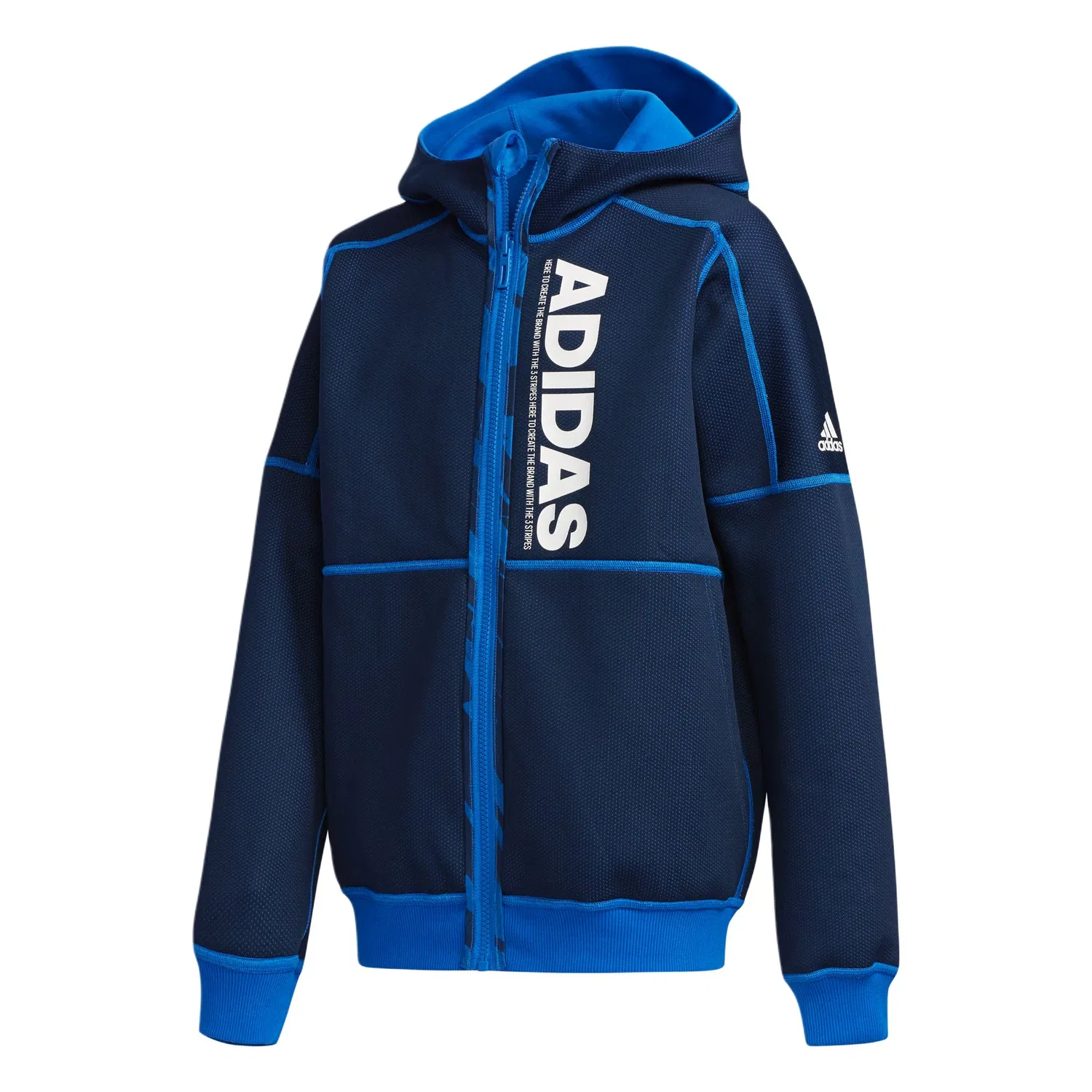 Куртка Adidas синяя College Navy для подростков — фото 3