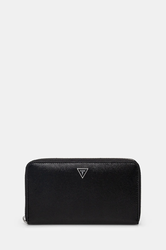 

Кожаный кошелек LYON Guess, черный
