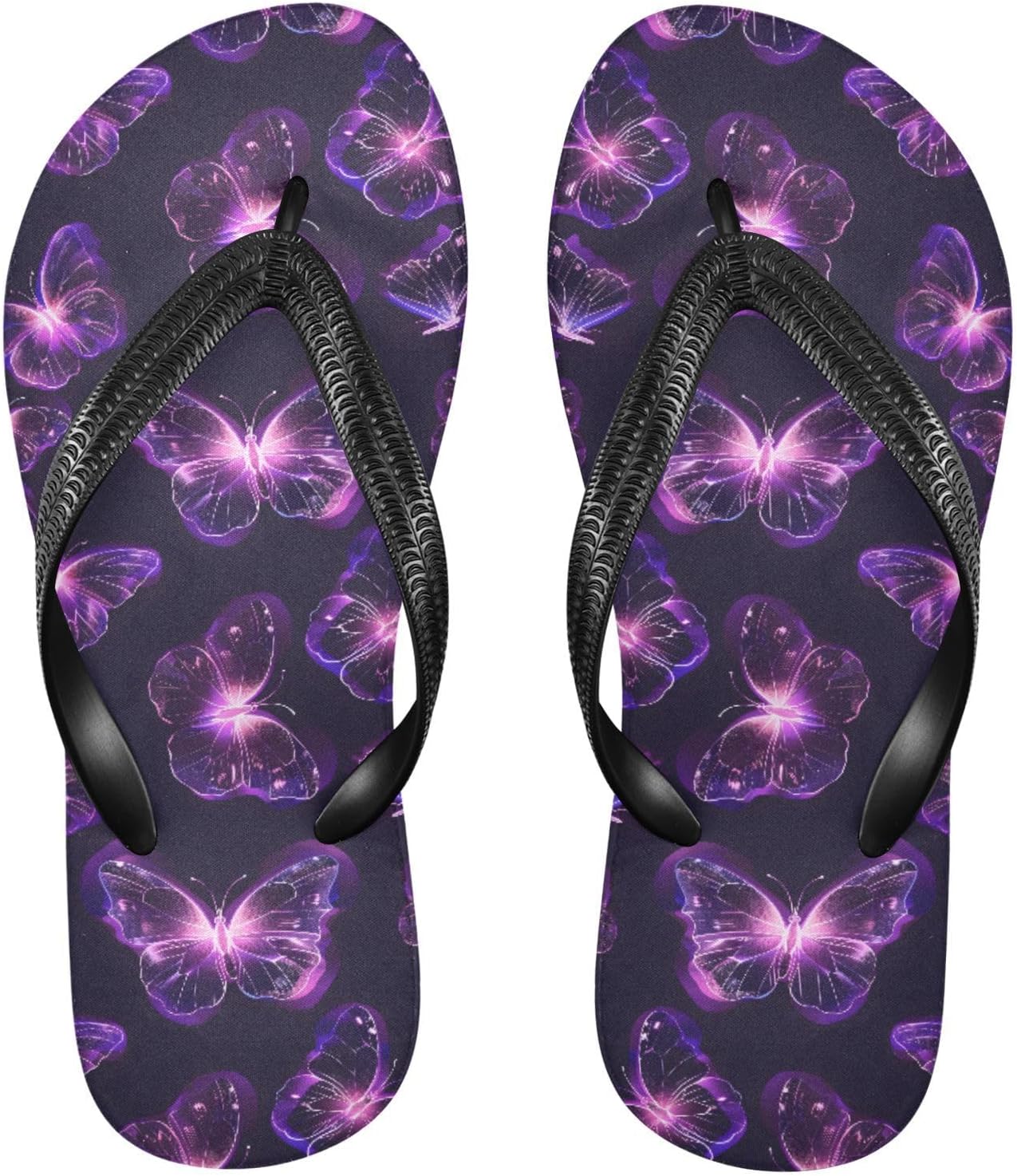 

Сланцы для женщин и мужчин с милым пингвином на луне и звезде, женские шлепанцы, мужские сандалии, душевые тапочки, летние нескользящие шлепанцы для плавания, пляжа и ванной Mnsruu, Butterfly I8429