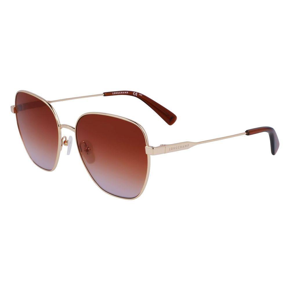 

Женские солнцезащитные очки Longchamp Metal, золотой