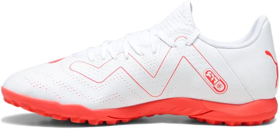 Мужские футбольные бутсы PUMA Future Play TT, 4-Puma White Fire Orchid — фото 4