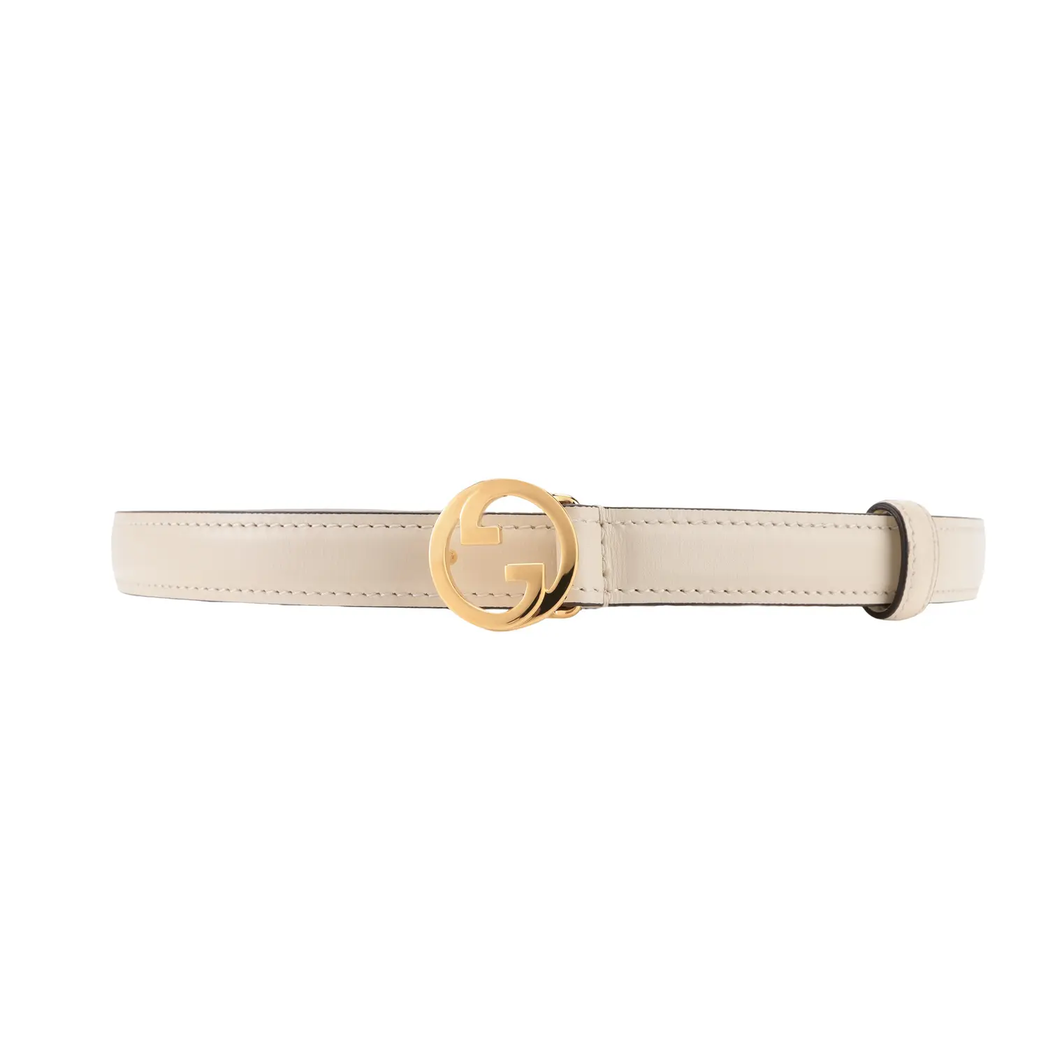 

Однотонный классический кожаный ремень для женщин с пряжкой Double G 2 см GUCCI