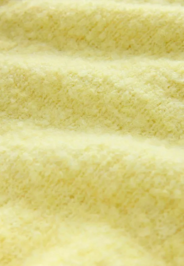 Рубашка-Поло с длинным рукавом из букле стандартного кроя Next, Yellow — фото 3