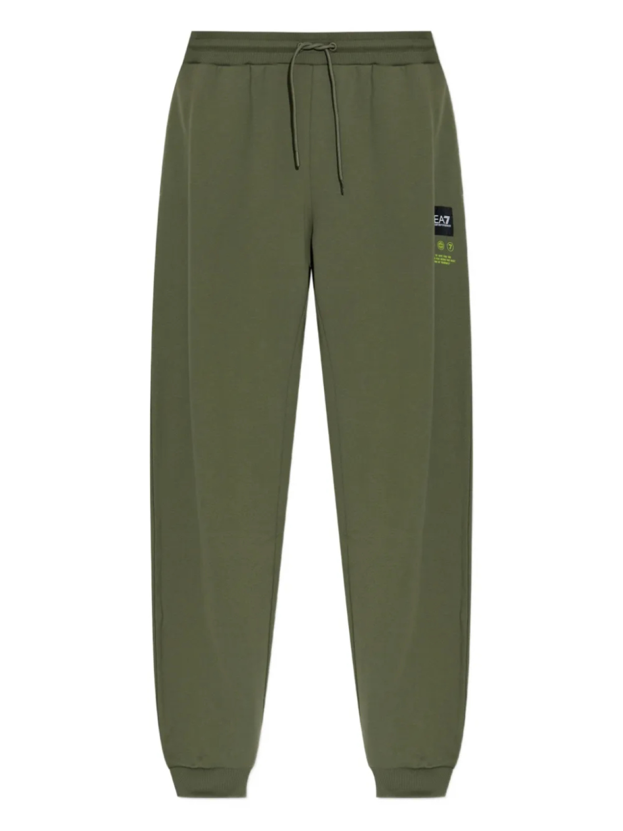 

Хлопковые спортивные штаны Ea7 Emporio Armani, зеленый