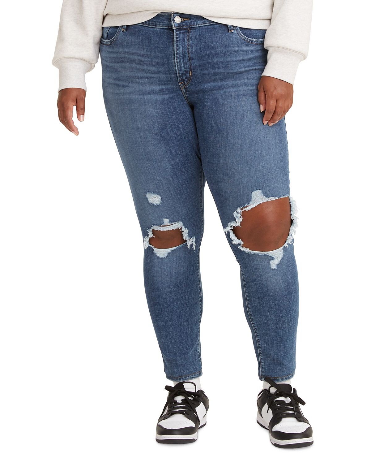 

Модные джинсы скинни размера 711 больших размеров Levi's