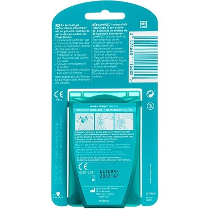 Compeed Пластыри от мозолей для ног, быстрое естественное удаление мозолей, 6 гидроколлоидных пластырей 4,4 см х 4,5 см — фото 2