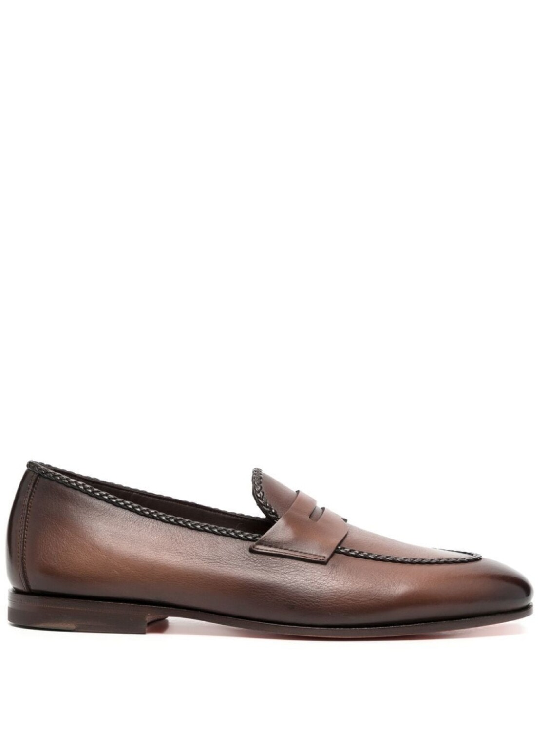 

Santoni пенни-лоферы, коричневый