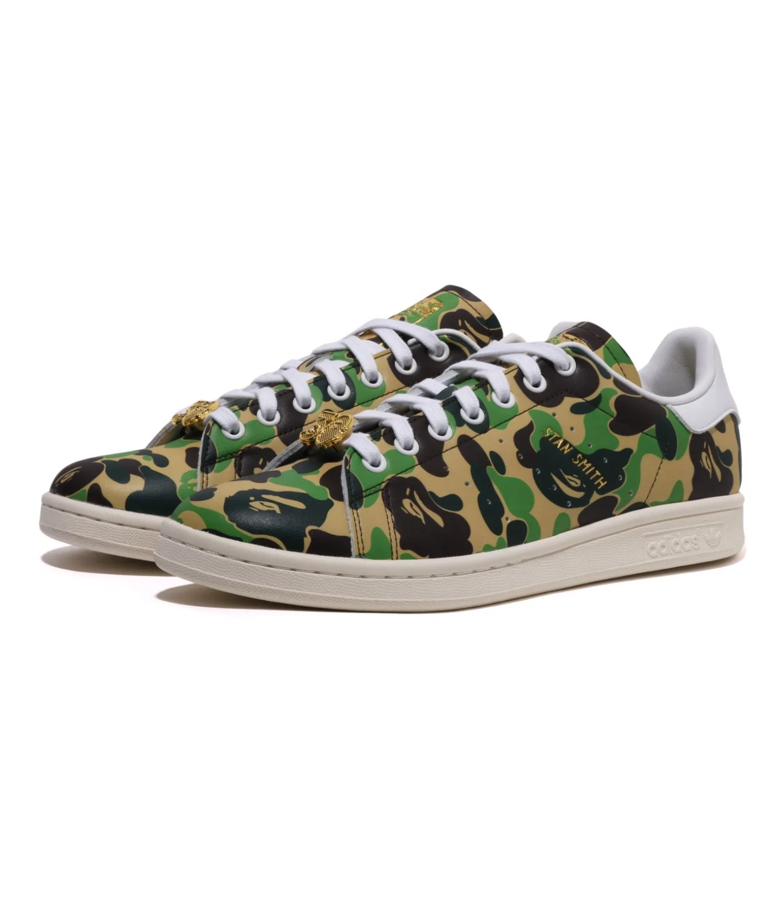 Мужские кроссовки A BATHING APE x ADIDAS STAN SMITH BAPE ABC CAMO