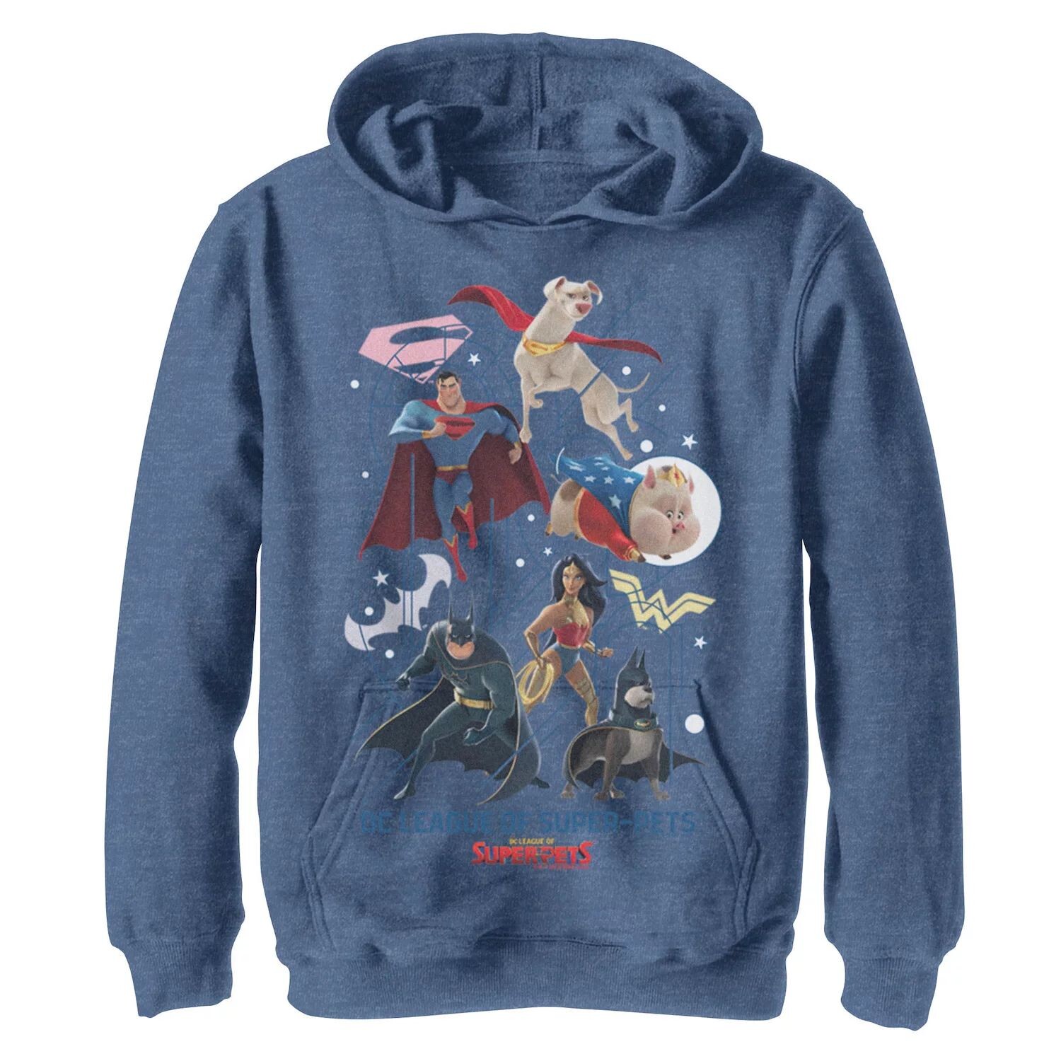

Толстовка Super Team Super Pets DC для мальчиков 8–20 лет DC Comics