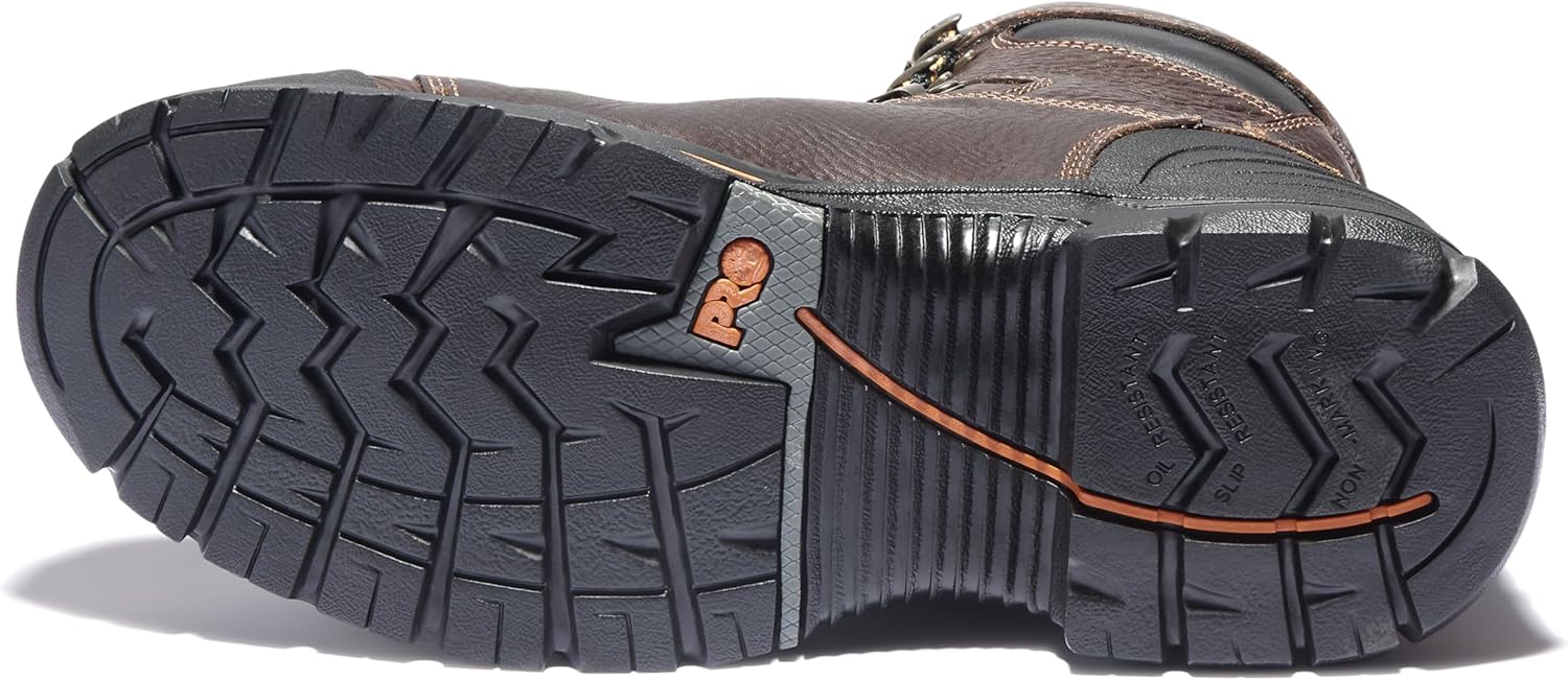 Timberland PRO мужские рабочие ботинки Endurance 8 дюймов со стальным защитным носком и защитой от проколов, Briar Brown — фото 4