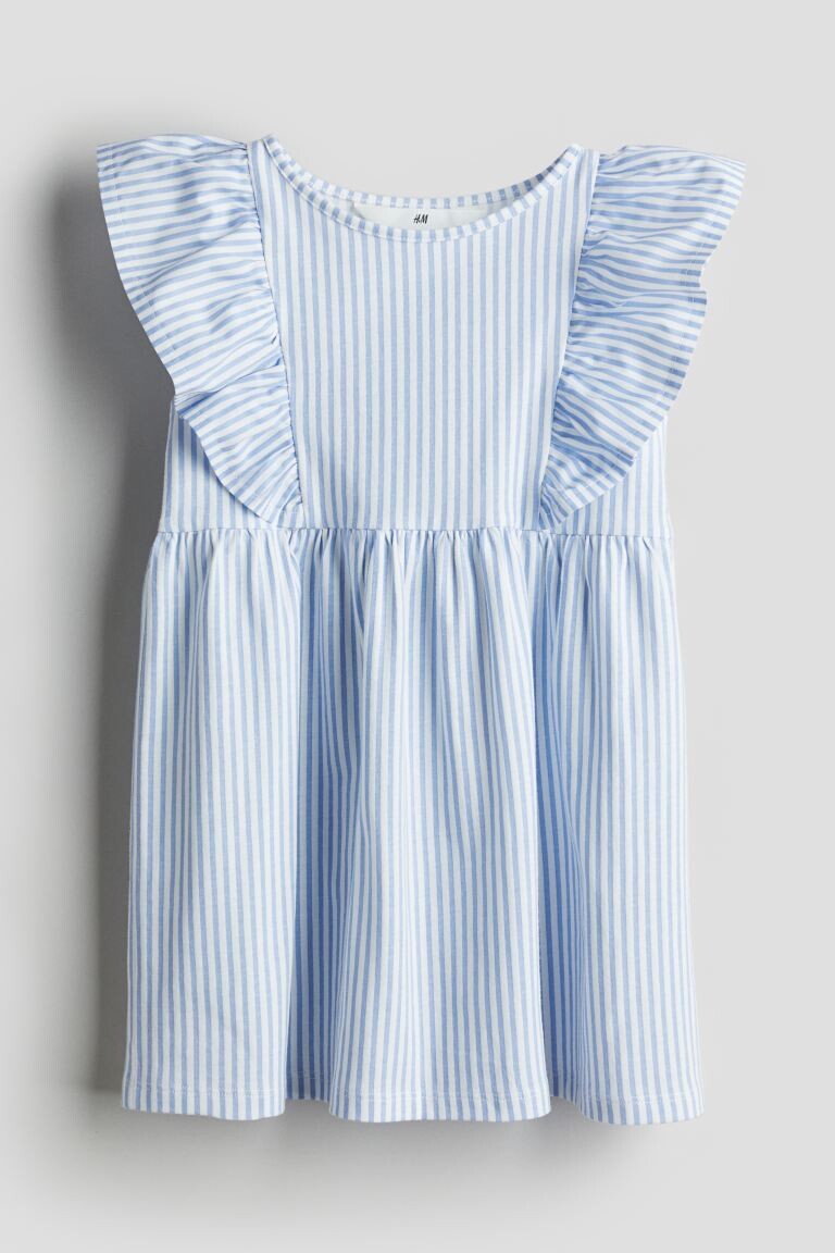 

Платье из джерси с воланами H&M, синий
