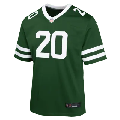 Джерси Nike Breece Hall New York Jets, зеленый