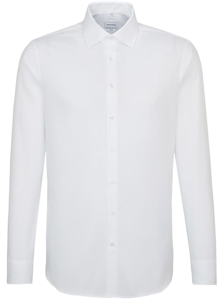

Seidensticker Рубашка - приталенный крой - белого цвета