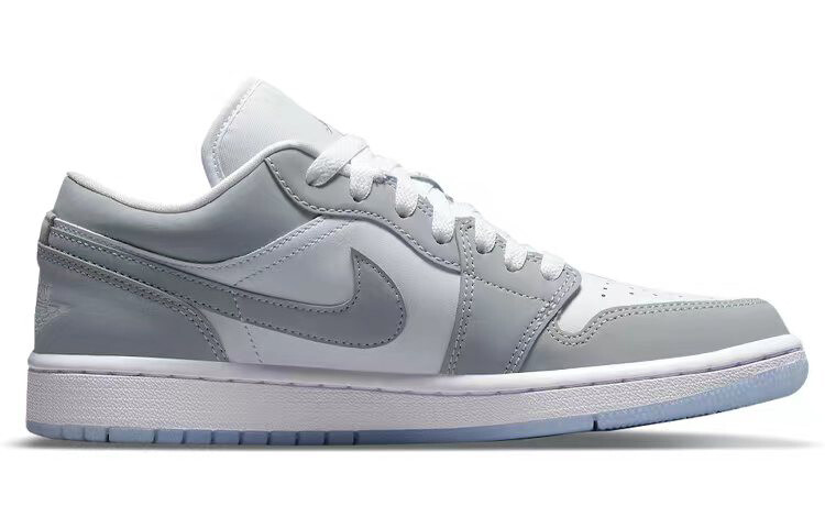 

Кроссовки Air JORDAN 1 Vintage Basketball Shoes Women's Low-Top Gray White, Серый, Кроссовки Air JORDAN 1 Vintage Basketball Shoes Women's Low-Top Gray White