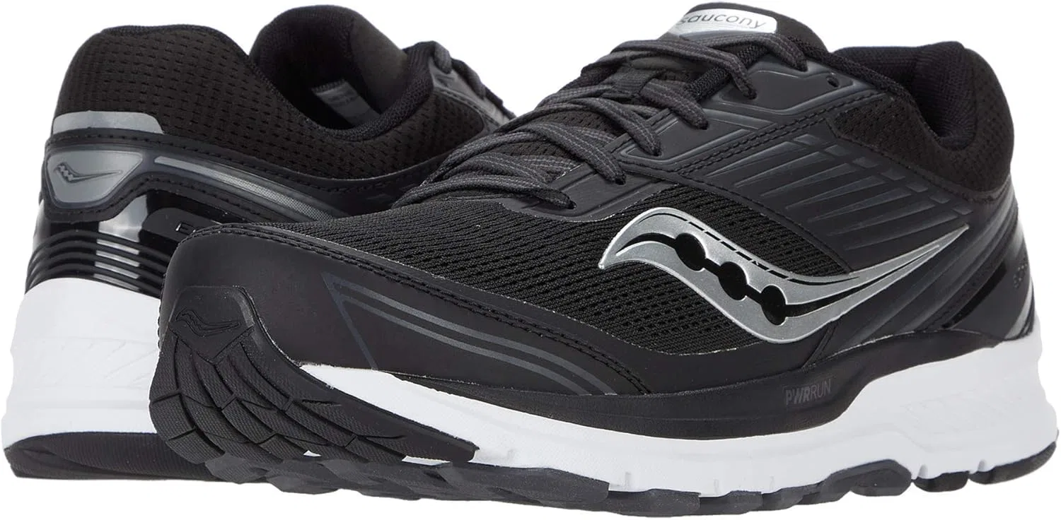 Мужские беговые кроссовки Saucony Echelon 8, Black White — фото 2