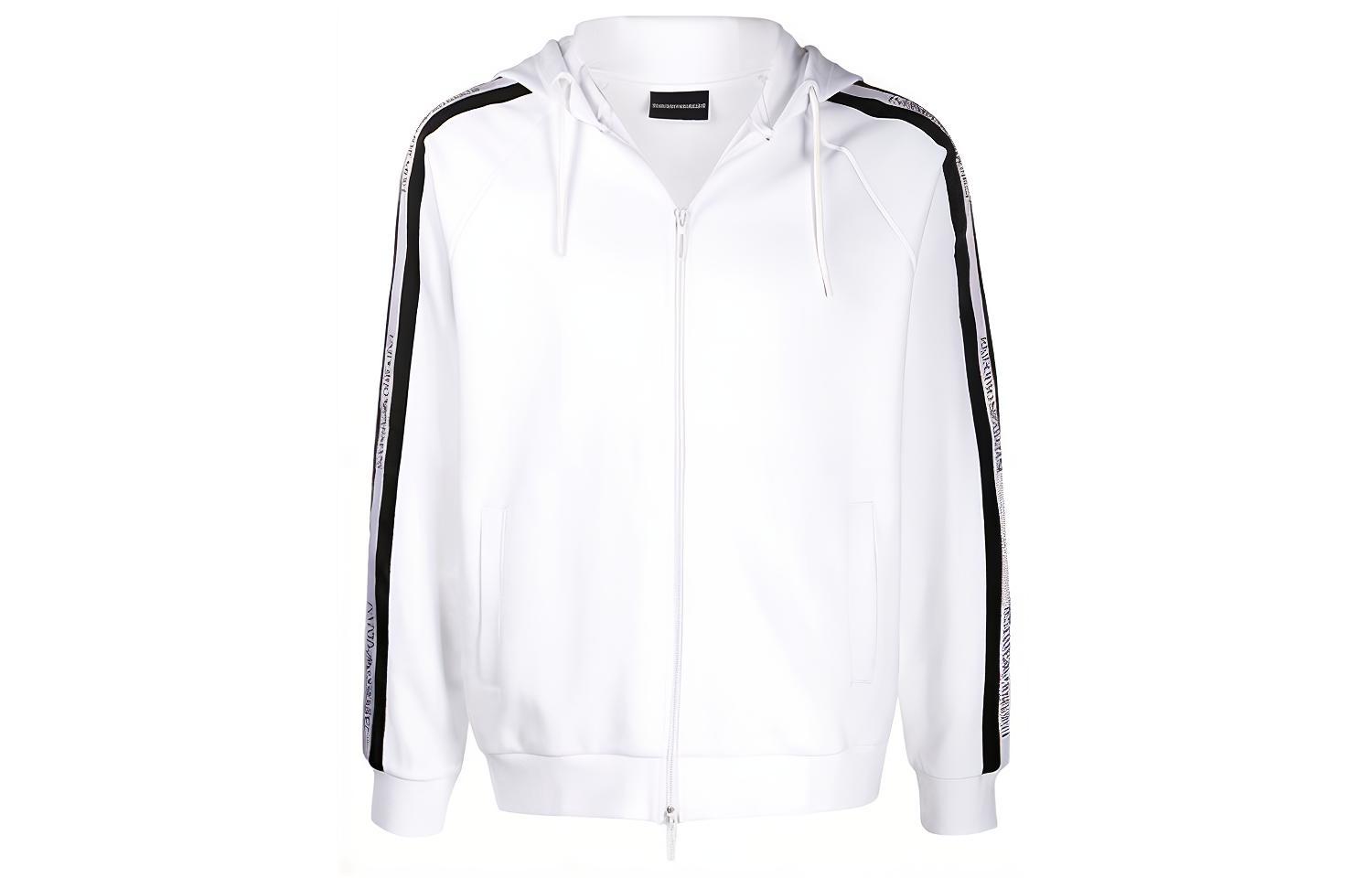 

Emporio Armani Мужская белая толстовка, Белый, Emporio Armani Мужская белая толстовка