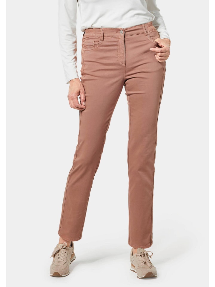 

Тканевые брюки GOLDNER Hose Carla, цвет caramel