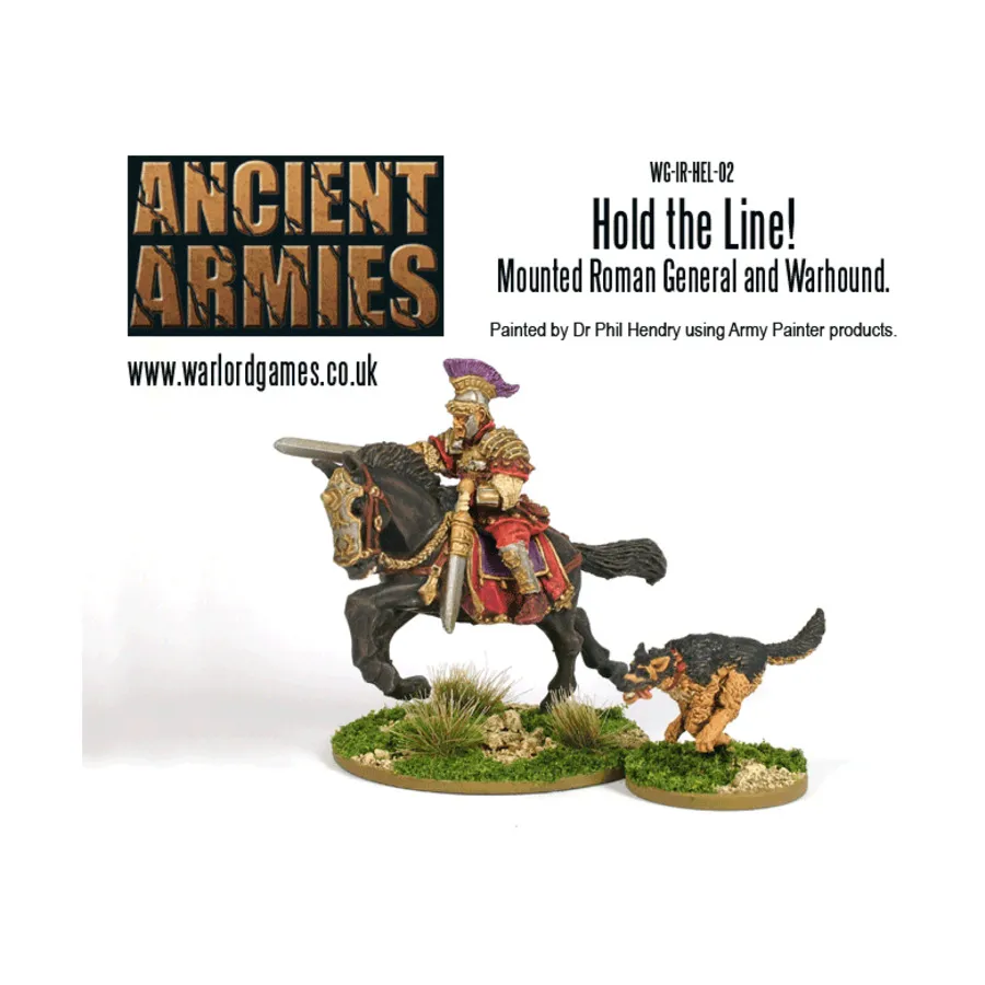 

Не вешайте трубку! - Конный генерал с Warhound, Hail Caesar - Early Imperial Roman Core & Assorted (28mm)