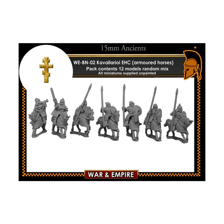 

Каваллариои EHC, War & Empire - Dark Ages Miniatures - Byzantine, Late/Nikephorian (15mm)