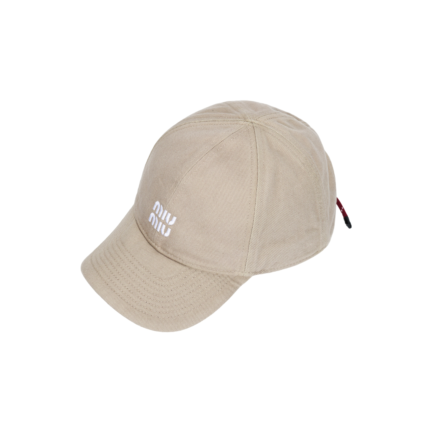 

MIU MIU Джиновая бейсболка, Beige