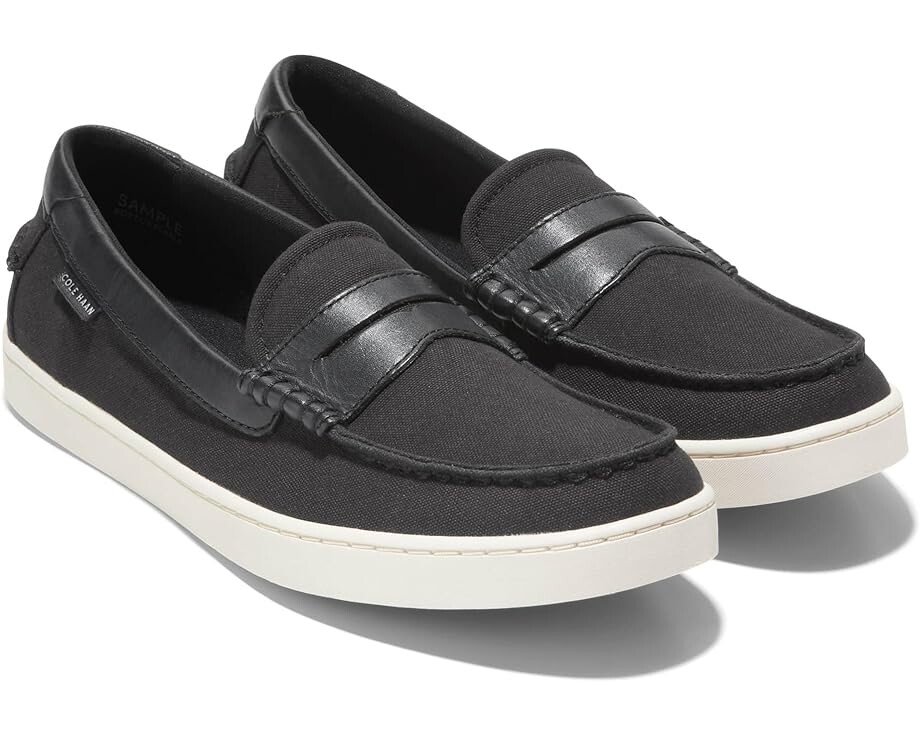

Лоферы Cole Haan Nantucket Penny, цвет Black Canvas/Black/Ivory