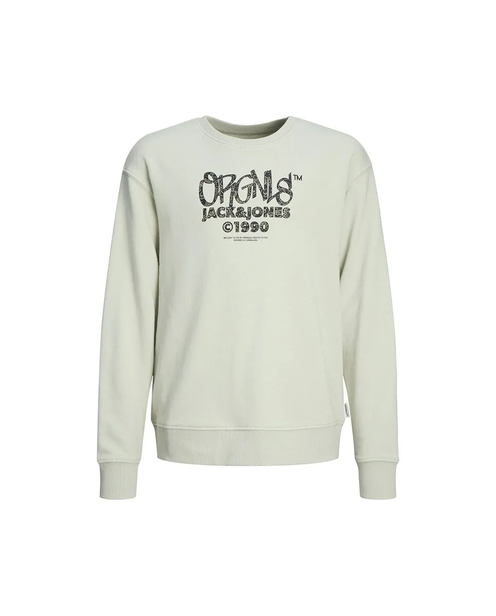 

Толстовка для мальчика с круглым вырезом Jack & Jones, светло-серый