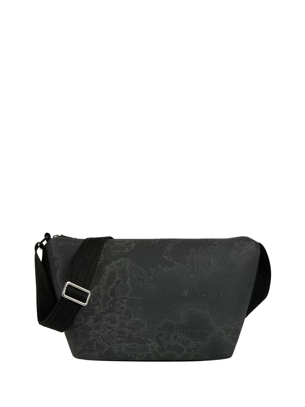 

Большая черная сумка через плечо с геометрическим рисунком Alviero Martini