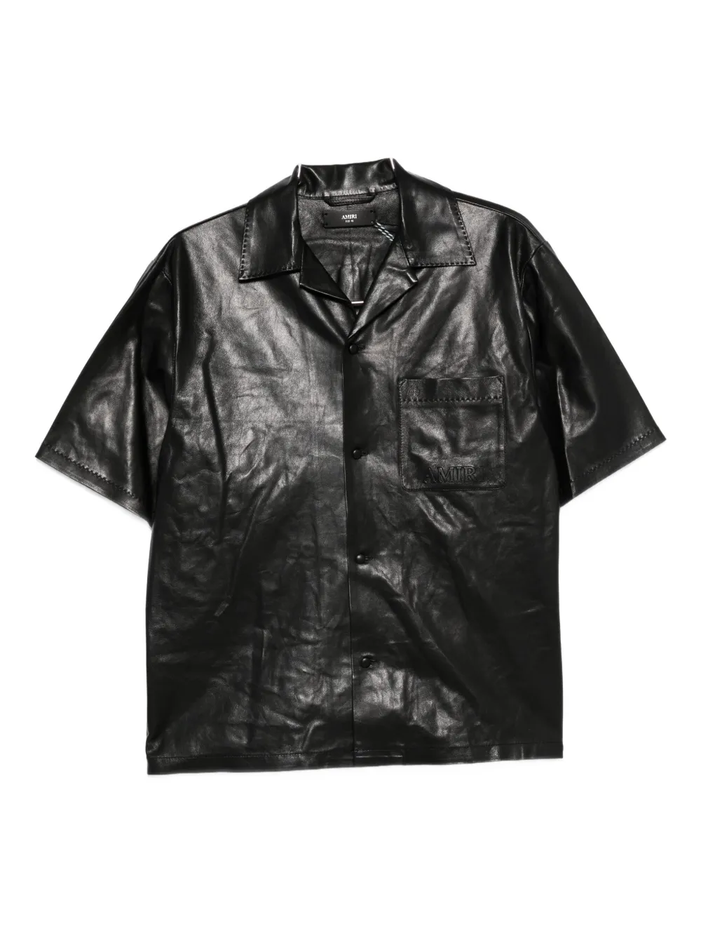 

Рубашка с распашным воротником AMIRI, черный