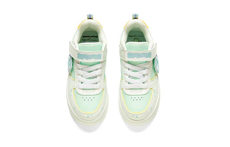 Детские кроссовки для скейтбординга GS Low-top Зеленые/розовые Skechers — фото 4