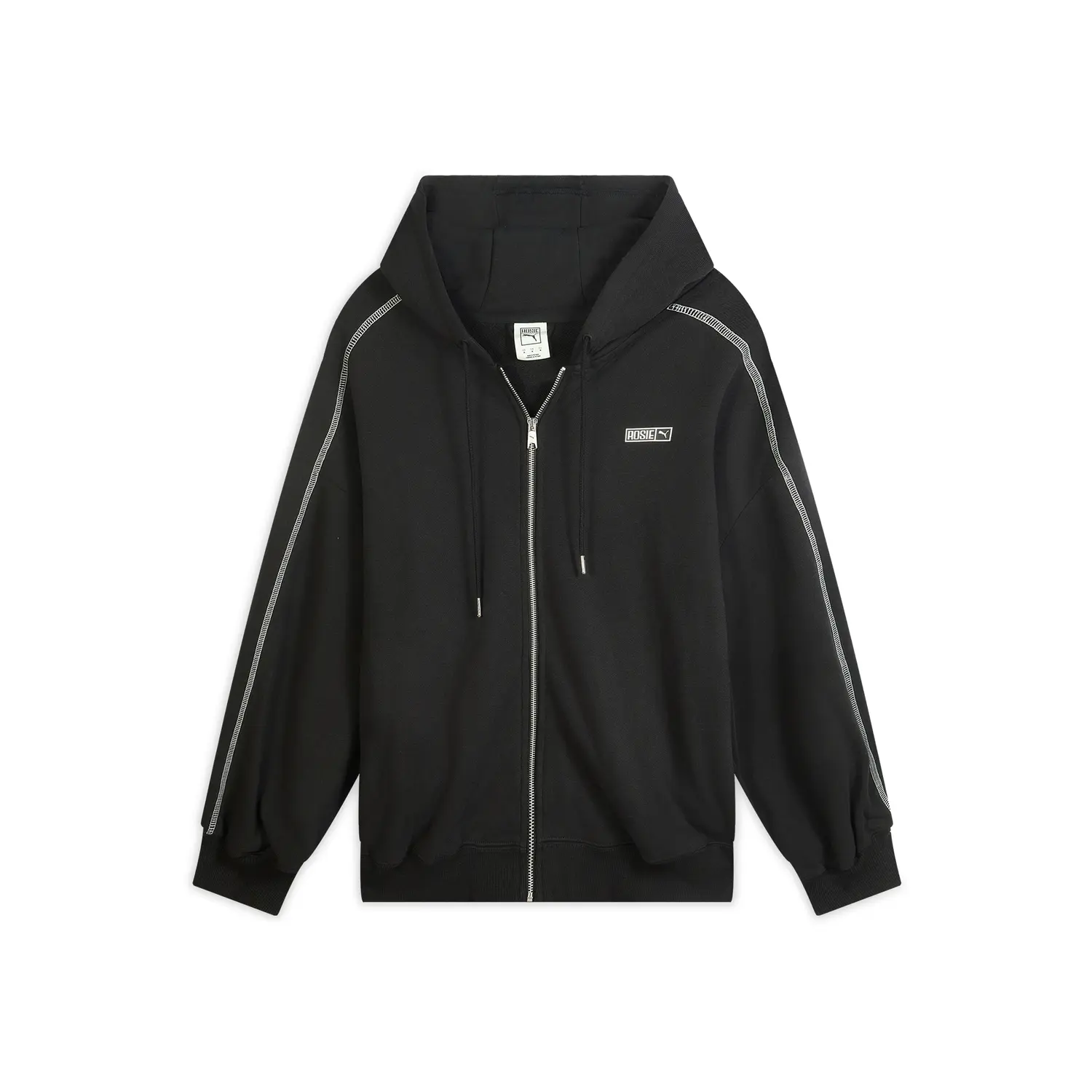 

PUMA Розовая толстовка с молнией, Black