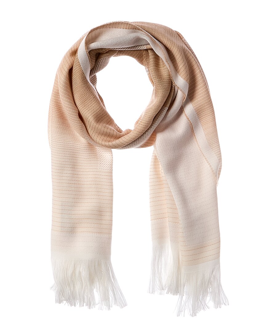 

Шарф Missoni из смесовой шерсти, бежевый