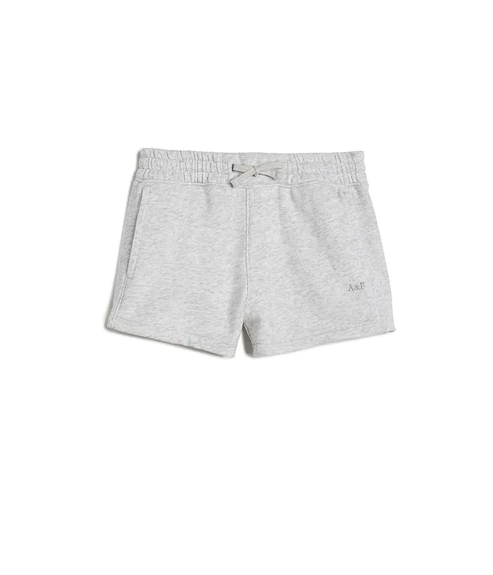 Шорты Essential Sunday Shorts abercrombie kids, ANF Light Grey Heather