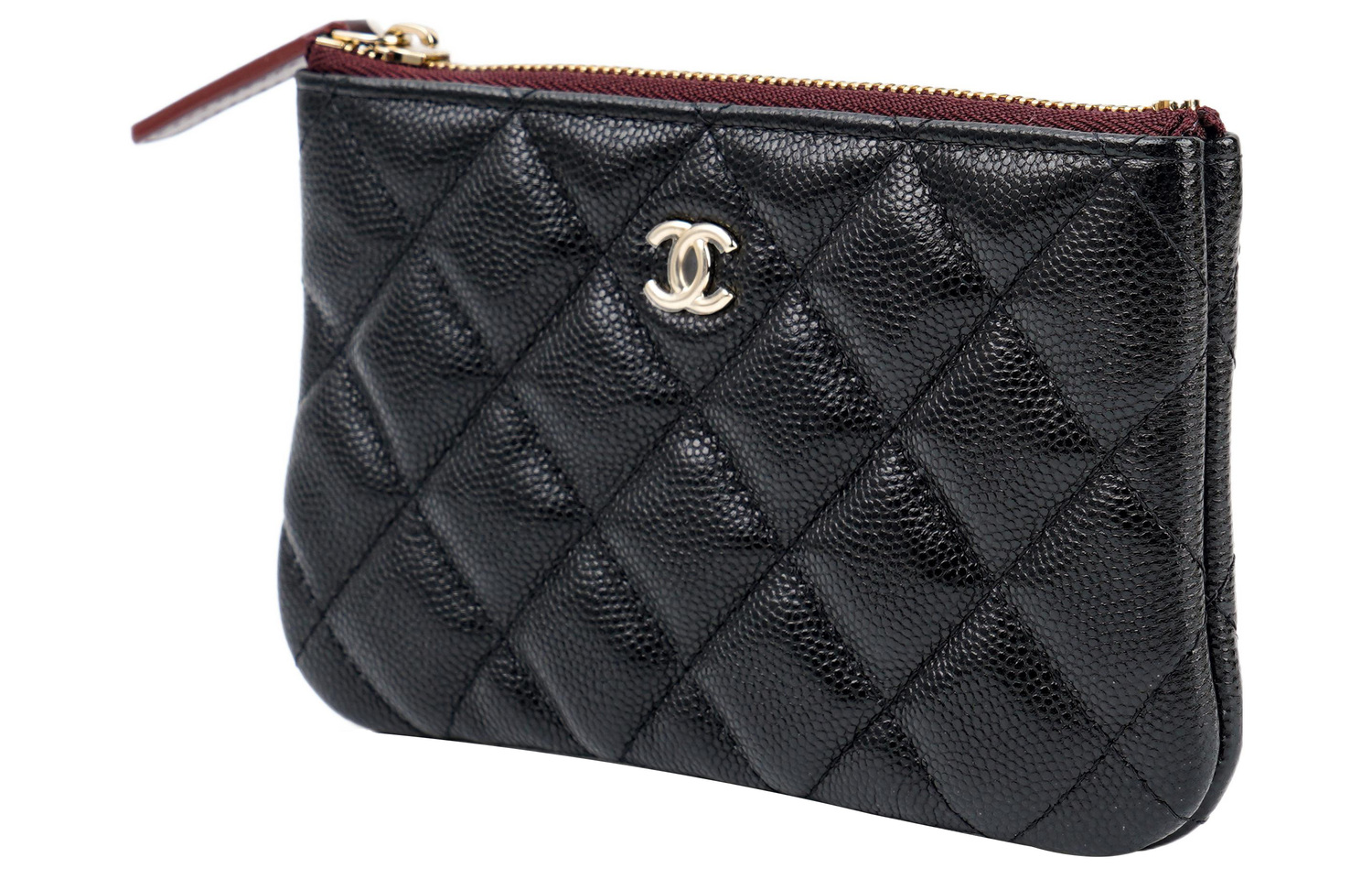 CHANEL Классический миниатюрный кошелёк на молнии — фото 3