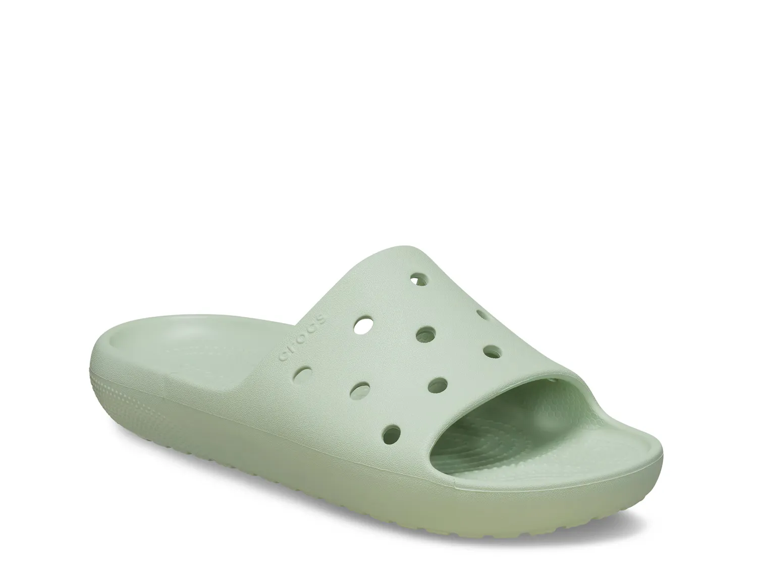 Сандалии Classic v2 Slide Sandal Crocs, зеленый
