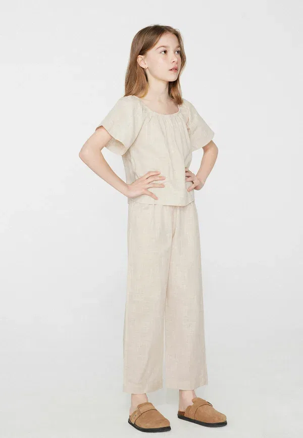 Брюки с эффектом канваса Tezenis, песочный