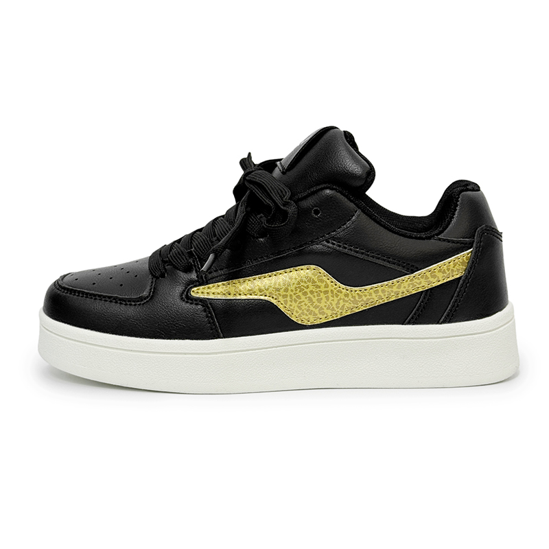 

Fawn Miri Кроссовки для скейтбординга Low Top Unisex черно-золотые, цвет Black Gold