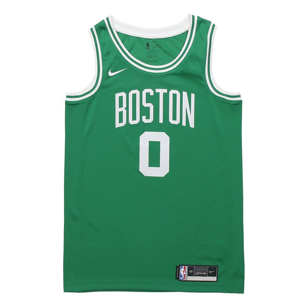 

Майка Nike NBA Sports Basketball Jersey/Vest SW Fan Edition 20 Season Celtics Team Tatum 0 Green, зеленый