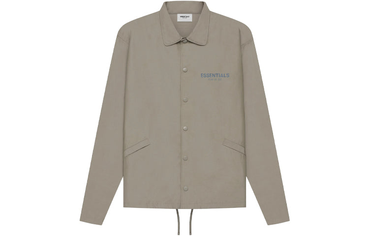 Куртка Fear of God Essentials SS21 Coaches Jacket Taupe — фото 2