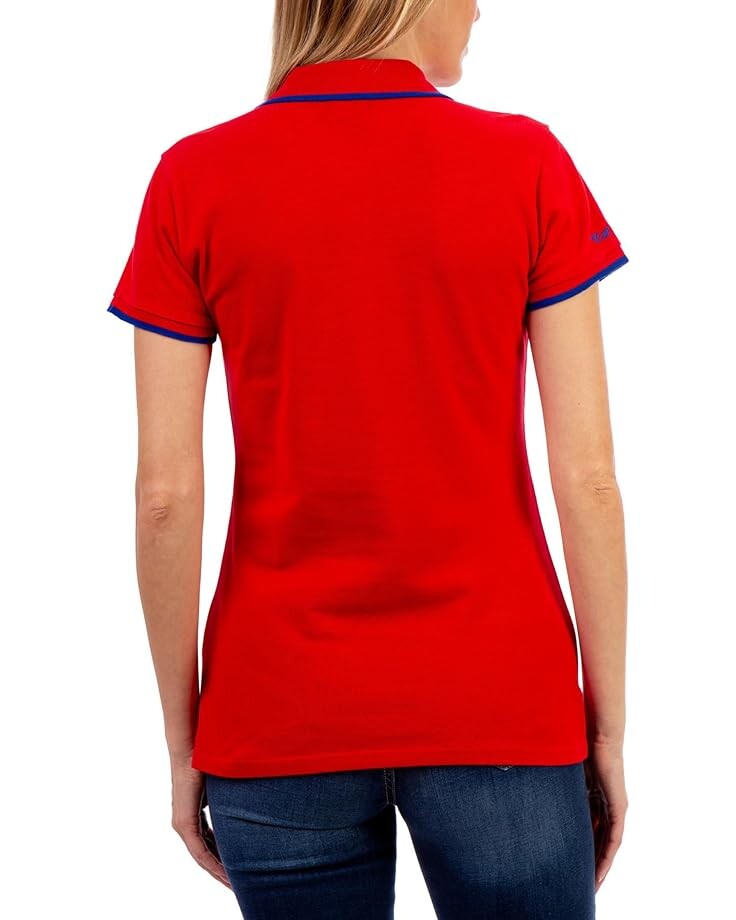 

Поло U.S. POLO ASSN. Tipped Polo Shirt, цвет Racing Red