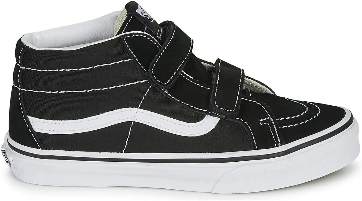 Кроссовки Vans Uy Racer Mid, высокие для мальчиков, белый — фото 2