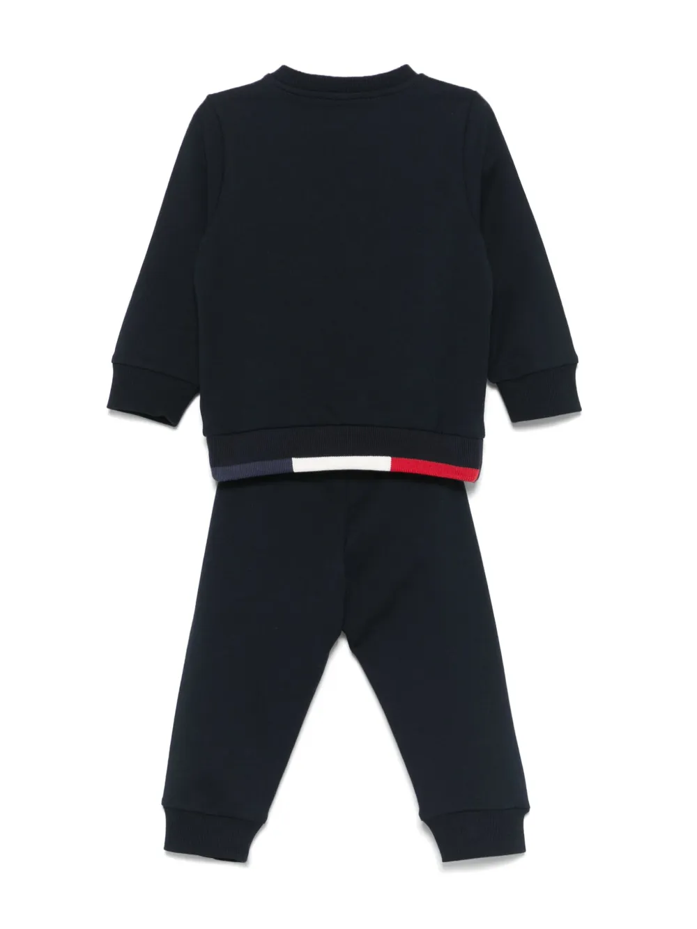 Спортивный костюм с нашивкой-логотипом Moncler Enfant, синий — фото 2