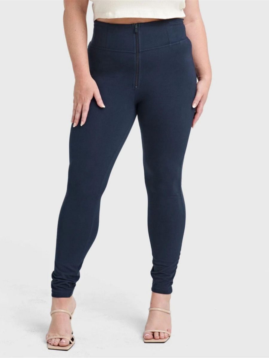 

Женские облегающие брюки с высокой посадкой и эффектом коррекции фигуры Freddy, Navy blue