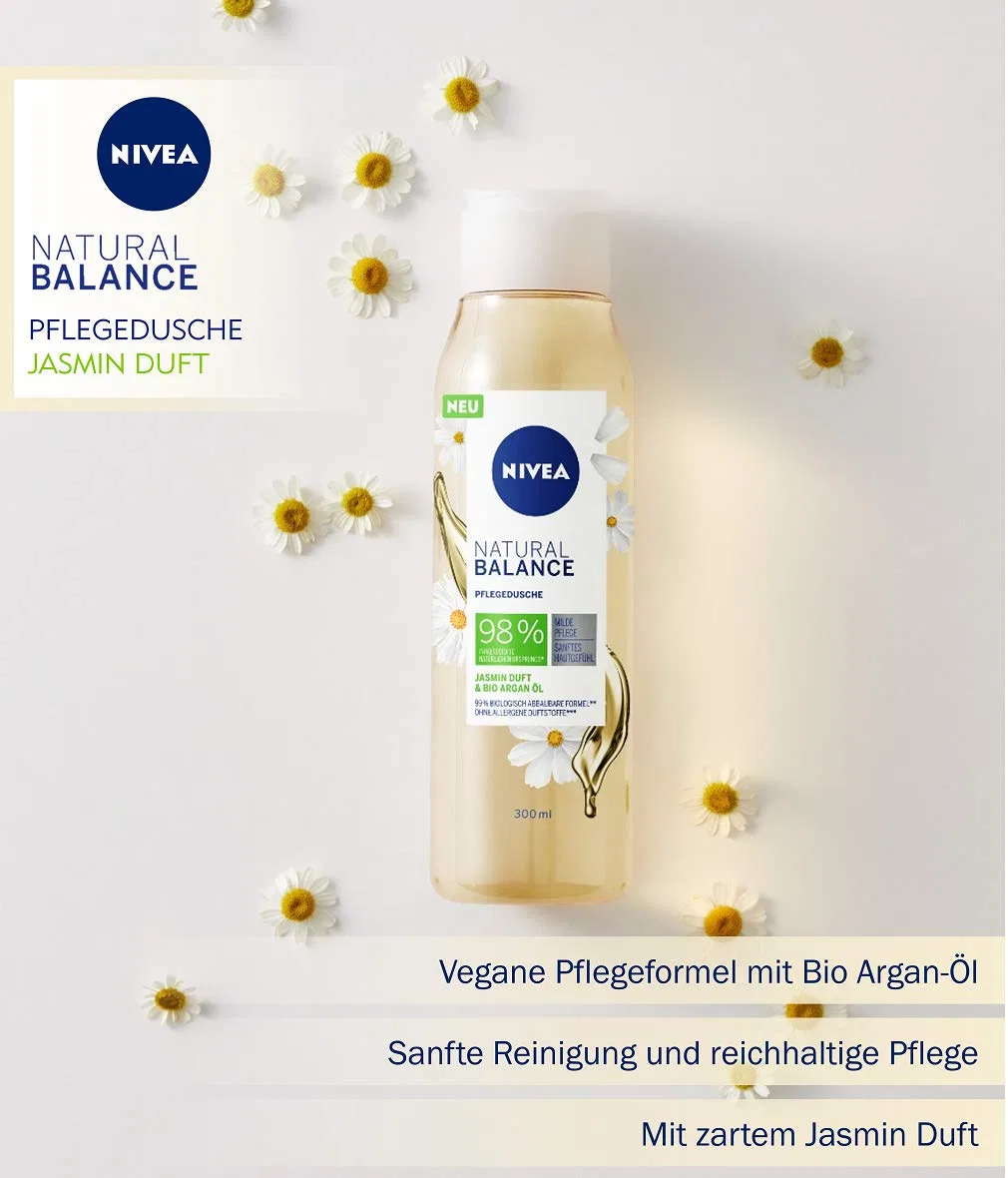 Гель для душа Natural Balance с жасмином от NIVEA Nivea — фото 3