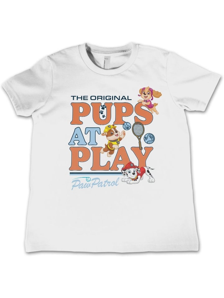 

Футболка Paw Patrol Pups At Play Kids белого цвета Paw Patrol, Белый, Футболка Paw Patrol Pups At Play Kids белого цвета Paw Patrol
