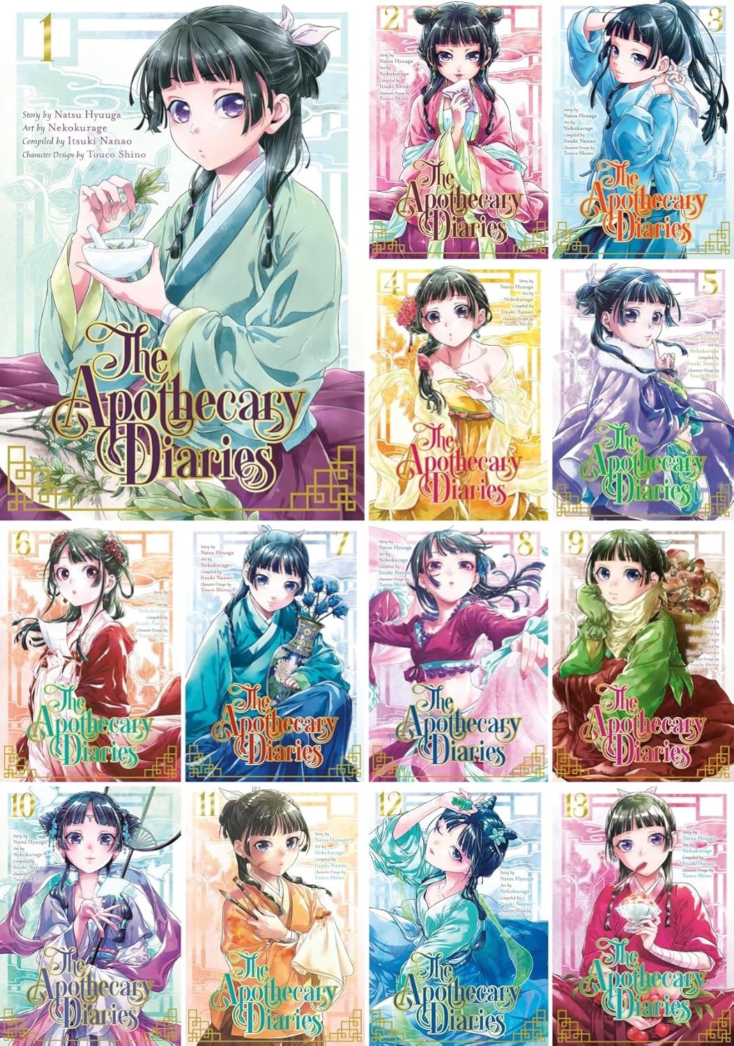 

The Apothecary Diaries (Manga) Series 13 Books Set (Vol.1-Vol.13) (Square Enix Manga)