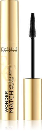 

Объемная и утолщающая тушь для ресниц Eveline Cosmetics Wonder Match, Black 7 ml