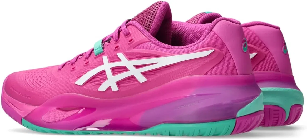 Кроссовки теннисные ASICS, Digital Sakura/White — фото 3
